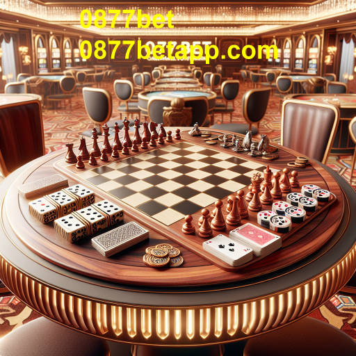 Descubra o Mundo dos Jogos de Mesa no 0877bet